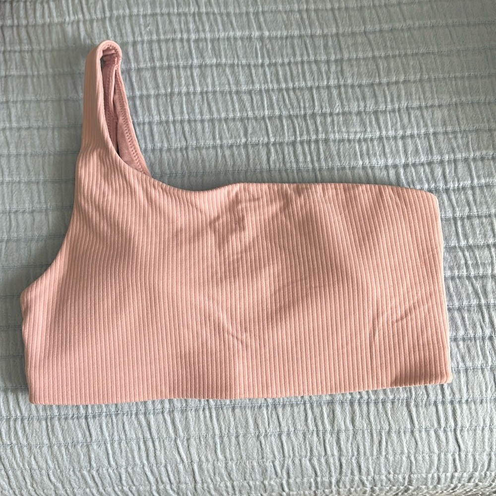 Lululemon One Shoulder Ribbed Sports Bra Size 6